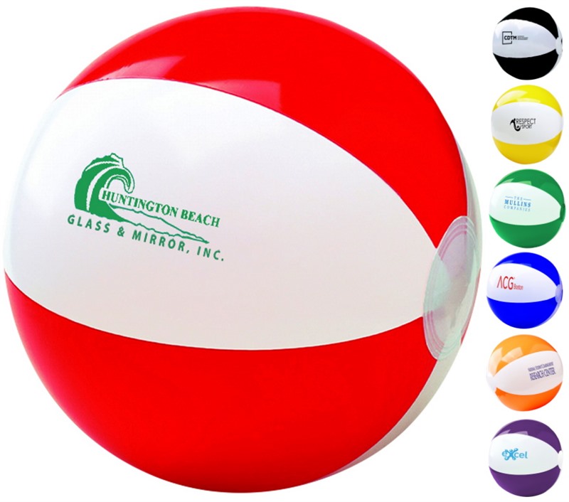 Custom Beach Balls have a two tone colour scheme