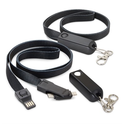 Expo 3 In 1 Charging Cable Lanyard