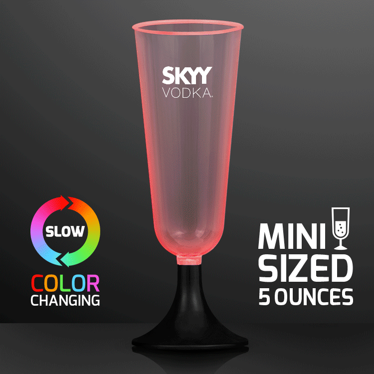 Slow Colour Changing LED Mini Champagne Sipper