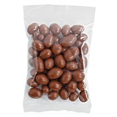 100g Chocolate Peanuts Cello Bag