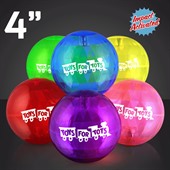 Assorted Impact Activated Light Up Bounce Ball