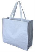 C1Q XLarge White Eco Shopper With PP Handles