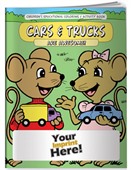 Cars & Trucks Theme Kids Colouring Book