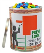 Chocolate Beans Mixed Colours 1000ml Paint Tin