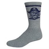 Cotton Crew Super Soft Socks With Knit In Logo