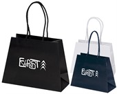 E1B Small Matte Boutique Bag With Macrame Handles