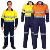 High Vis Two Tone Cotton Coverall
