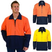High Visibility Two Tone Drill Jacket