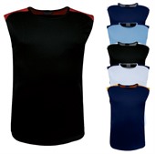 Mens Contrast Feature Tank
