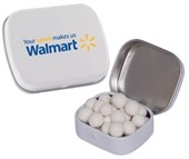 Mini Rectangle Tin With Peppermints