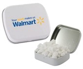 Mini Rectangle Tin With Sugar Free Peppermints