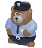 Police Bear Anti Stress Toy