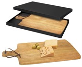 Ranch House Cheese Board With Leather Hanging Strap
