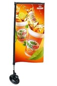 Rectangle Suction Cup Flag - Single Side Print