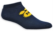Super Soft Cotton No Show Socks With Knit In Logo