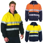Two Tone High Vis Bomber Jacket