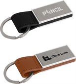 Venecia PU Leather Metal Keyring