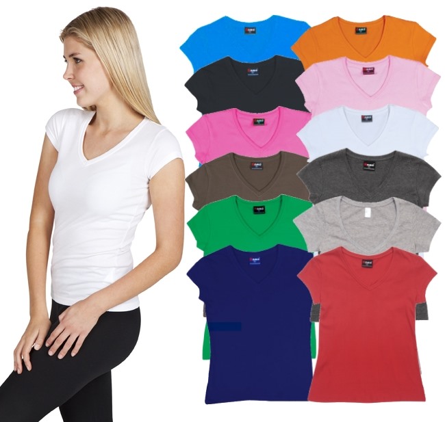 cap sleeve cotton t shirts