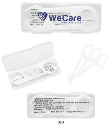 10 Piece Dental Floss Picker Kit