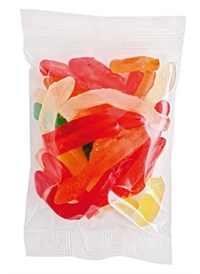 100g Gummy Snakes in Cello Bag