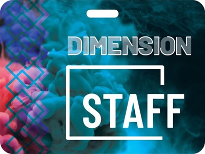 120x80mm Printed Name Tag