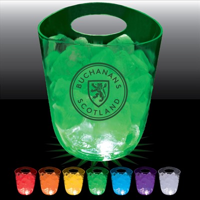 125oz 5 Light Clear Plastic Light Up Champagne Bucket
