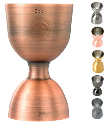 1oz & 2oz Straight Rim Bell Jigger