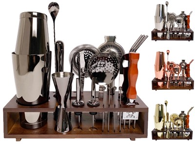 20 Piece Deluxe Bar Set & Stand
