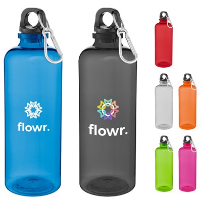 20oz Brookshire rPET Bottle with Carabiner Lid