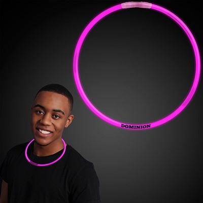 22 Inch Pink Glow Necklace
