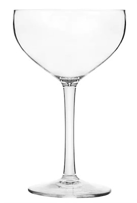 225ml Belle Polycarbonate Champagne Coupe