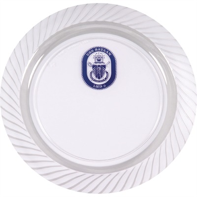 228mm Clear Plastic Plate