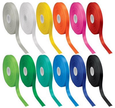 25mm Single Colour Polyester Ribbon