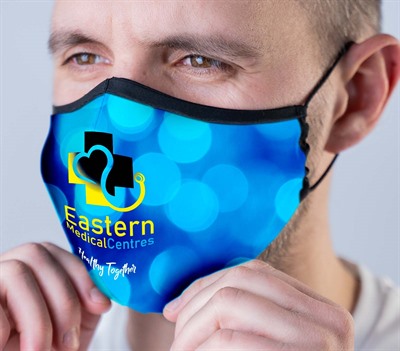 3 Ply Full Colour Polyester Face Mask