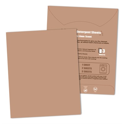 3 Sheet Laundry Detergent Sheets