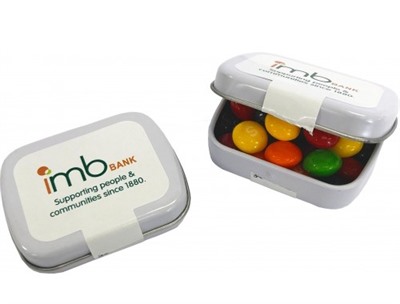 30 gram Rectangular Tin With Skittles