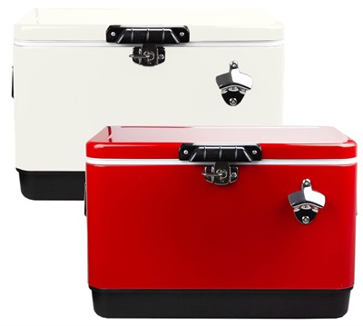30L Blizzard Metal Ice Cooler Box