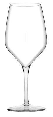 360ml Axis Plimsoll Double Vertical Lined Wine Glass