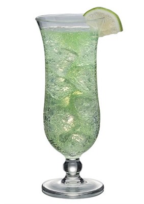400ml Sunset Polycarbonate Hurricane Glass