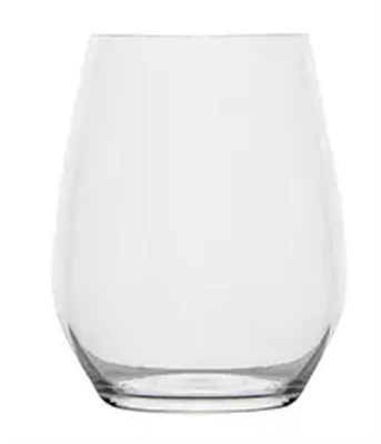 400ml Zen Polycarbonate Pour Line Stemless Wine Glass