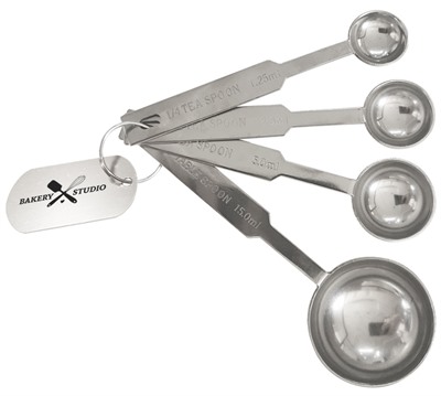 4pc Stainless Steel Measuring Spoons