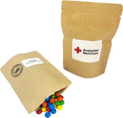 50 gram Compostable Bag With M&Ms
