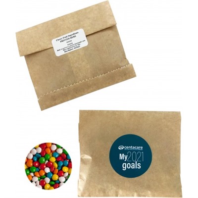 50 gram Kraft Paper Bag With Chewy Fruits