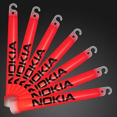6 Inch Red Glow Stick