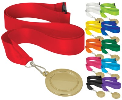 65mm Ribbon Gold Medal