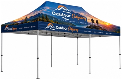 6m x 3m Custom Printed Gazebo