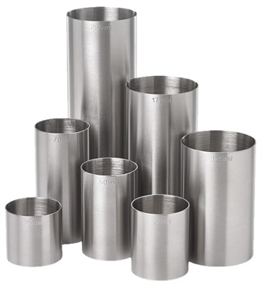 7 x Thimble Measure Set