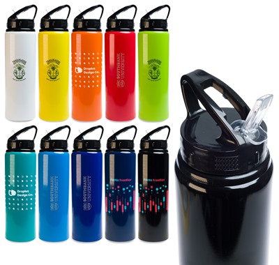 750ml Corso Drink Bottle Flip Straw Lid