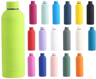 750ml Frost Rubber Coated Drink Bottle