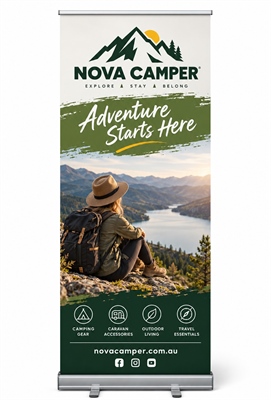 800 x 2000mm Standard Pull Up Banner
